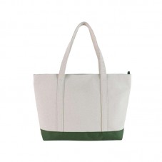 Fashionable colorblock canvas handbag