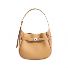Stylish and practical minimalist leather handbag