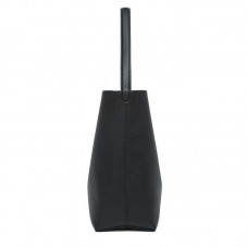Waterproof bucket-shaped soft leather tote