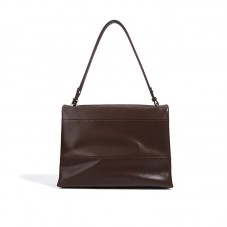 Durable and stylish flap leather tote bag