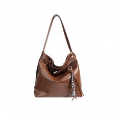 Classic luxury smooth leather tote