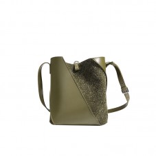 Elegant patchwork design casual leather tote