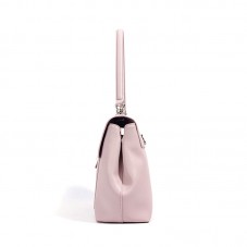 Waterproof simple large capacity leather handbag