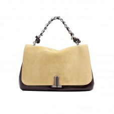 High-quality patchwork leather handbag