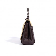 High-quality patchwork leather handbag