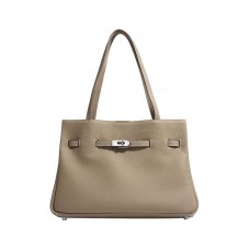 High-quality large-capacity pebbled leather handbag