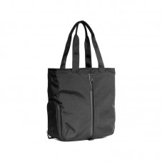 Black portable waterproof nylon handbag