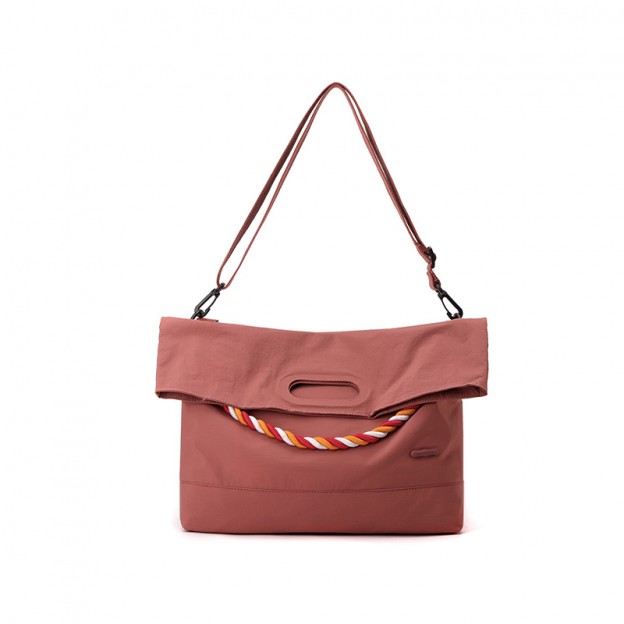 Simple casual large-capacity nylon handbag