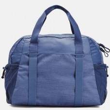 High quality blue double zipper nylon handbag