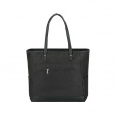 Black waterproof polyester handbag