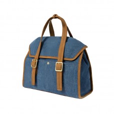 Vintage large capacity canvas denim backpack