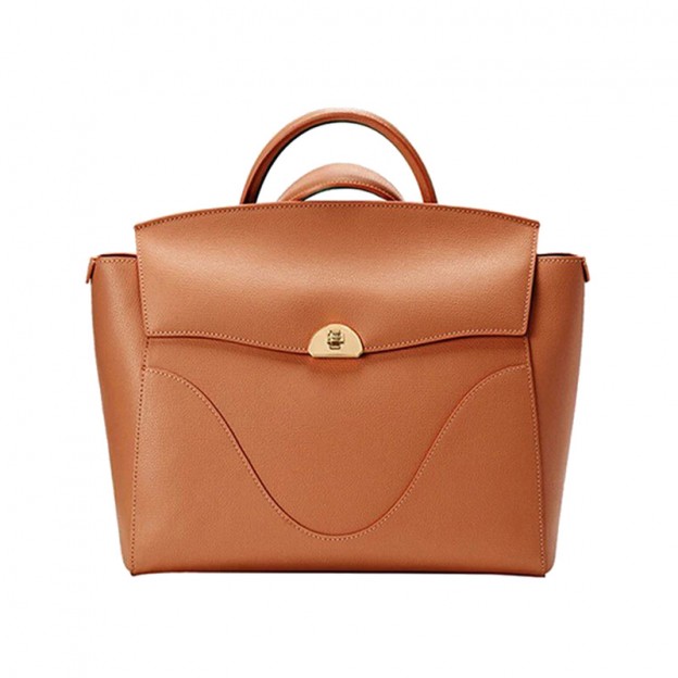 Large capacity waterproof leather backpack