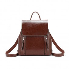 High-quality casual leather backpack