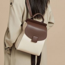 High-end simple genuine leather backpack
