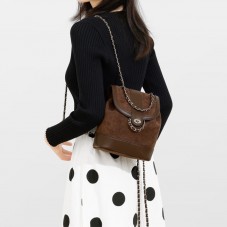 High-end luxury patchwork backpack