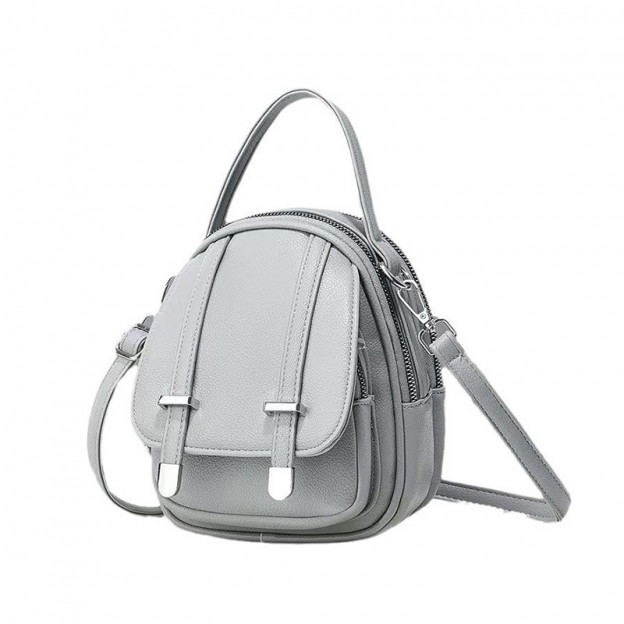 Multifunctional casual soft leather backpack