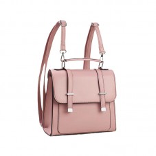 Casual smooth soft leather backpack