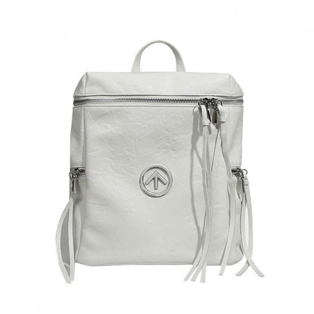 Waterproof large capacity leather backpack