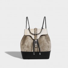 High-quality oil painting pattern backpack