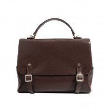 Modern casual leather flap backpack